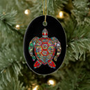 Search for turtle oval christmas tree decorations Sea