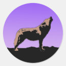 Search for wildlife stickers Howling