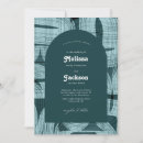 Search for aqua wedding invitations Retro