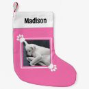 Search for pink christmas stockings White