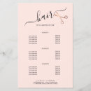 Search for minimalist price lists Hair stylist