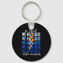 Search for autism key rings Wear blue