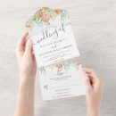 Search for elegant summer watercolor wedding invitations Botanical