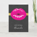 Search for lips cards Hot pink
