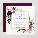 Search for purple lavender gold wedding invitations Floral