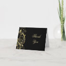 Search for 50th anniversary thank you cards Black
