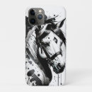 Search for equine iphone cases Black and white