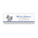 Search for zigzag return address labels Baby shower