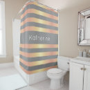 Search for modern rose gold shower curtains Feminine