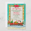 Search for train christmas invitations Cute