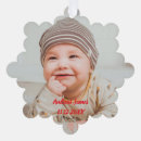 Search for baby announcement christmas tree decorations Holiday keepsake
