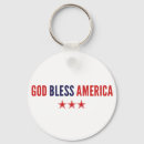 Search for god bless key rings America