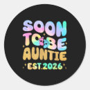 Search for promotional stickers Auntie