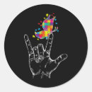 Search for i love you sign language stickers Awareness