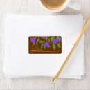 Search for purple grapes return address labels Green