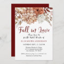 Search for marsala bridal shower invitations Boho