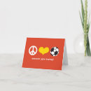 Search for love soccer cards Peace