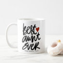 Search for for aunts mugs Best aunt ever
