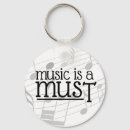 Search for clef notes key rings Black and white