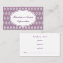Search for lavender business cards Salon