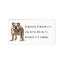 Search for cartoon dog return address labels Puppy
