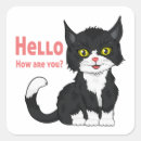 Search for cartoon black cat stickers Kitty