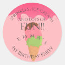 Search for pink icing stickers Birthday party