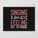 Search for music postcards Sing