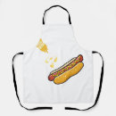 Search for hot dog with mustard aprons Ketchup