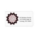 Search for black polka dot return address labels Modern