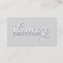 Search for skincare business cards Simple