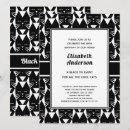 Search for 40th 7x5 invitations Black and white