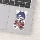 Search for beanie stickers Hipster
