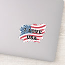 Search for i love america stickers Country