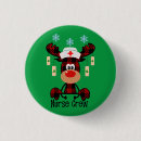 Search for nurse christmas badges Humor