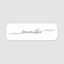 Search for calligraphy name tags Black and white