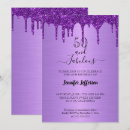 Search for metal invitations Purple