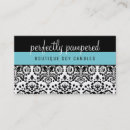 Search for blue damask business cards Salon
