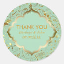 Search for mint green and gold stickers Floral