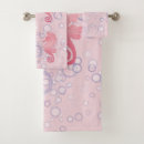 Search for seahorse bath towels Pink