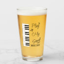 Search for musical notes beer glasses Piano