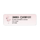 Search for pink bird return address labels Flamingo