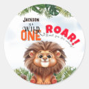 Search for lion first birthday stickers Zoo