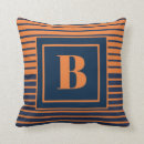 Search for orange and navy blue cushions Trendy