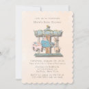 Search for carousel baby shower invitations Floral