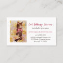Search for cat sitting business cards Veterinarian