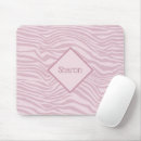 Search for zebra and pink mousepads Trendy