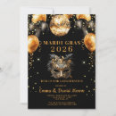 Search for elegant masquerade party invitations Mardi gras