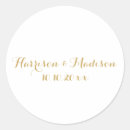 Search for monogram favour stickers Gold