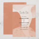 Search for bohemian wedding save the dates Terracotta
